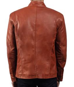 Chaqueta de Cuero Genuino de Alta Calidad para Hombre, Estilo Motero, Superventas, Talla XL, Hecha a Medida, Chaqueta de Invierno al por Mayor para Hombre - Product Image 5