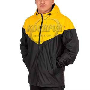 Veste matelassée universitaire de haute qualité pour hommes, veste d'hiver à col montant et manches en cuir de travail avec panneau au design personnalisé - Product Image 6