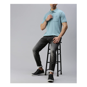 Polo de manga corta con logotipo personalizado para hombre, ropa informal con estampado, moda urbana, verano, venta al por mayor - Product Image 5