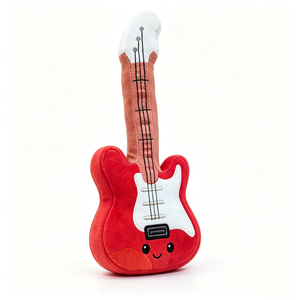 Peluche de guitarra eléctrica personalizado, peluche de guitarra, peluche de instrumento, peluche de guitarra roja, lindo peluche de guitarra - Product Image 2
