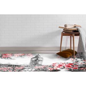 Alfombra Estampada con Paisaje Abstracto: Decoración Moderna para el Hogar y Colección de Alfombras Grandes, con Pelo Suave - Product Image 3