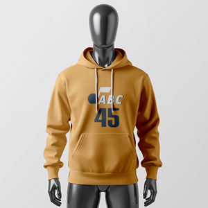 Sweat-shirt à capuche en polaire personnalisé unisexe, sweat-shirt chaud avec logo, streetwear d'hiver doux, vêtements de sport et décontractés, fournisseur en gros OEM - Product Image 3