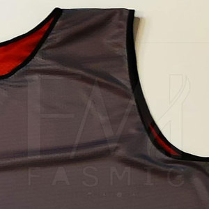 เสื้อกั๊กกีฬาทนทานสองด้านใส่กลับด้านได้เสื้อฟุตบอลผ้ากันเปื้อนสำหรับฝึกซ้อมสีพลัสไซส์สำหรับทีมกีฬา - Product Image 6