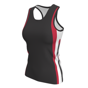 Uniforme de netball de sport pour femme de haute qualité Logo personnalisé robe sans manches Design original imprimé Technics vêtements de sport de grande taille - Product Image 3
