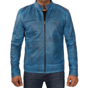 Vestes en cuir véritable d'hiver personnalisées pour hommes Vente en gros Arrivée d'hiver Vestes bombardier en cuir de vache à bas prix - Product Image 3