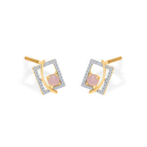 Pendientes de Aro con Diamantes Chapados en Oro de 18k para Mujer, Estilo Vintage - Product Image 4