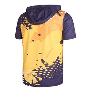 ชุดเสื้อฟุตบอลสำหรับผู้ชายสีแบบทีมออกแบบได้เอง100% ผ้าโพลีเอสเตอร์ตาข่ายพิมพ์ลายอินฟาเรดแห้งเร็ว - Product Image 2