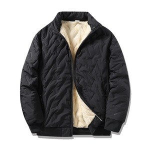 Abrigo de negocios informal grueso de invierno para hombre, chaqueta acolchada de algodón a prueba de viento cálida, ropa de abrigo térmica de lona para uso diario en el trabajo - Product Image 4