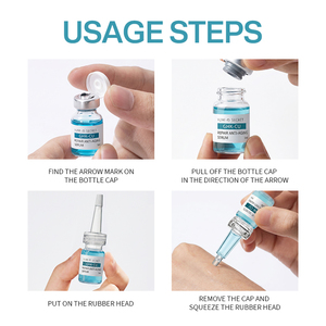 Sérum Ampoule Peptidique de Cuivre Bleu Pur de Marque Privée Premium GHK CU Anti-Âge Raffermissant Réparateur Hydratant pour la Peau du Visage - Product Image 5