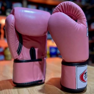 Nuevos Guantes de Boxeo Fairtex - Cuero Original para Entrenamiento y Sparring - Rosa Bebé, Equipo de Muay Thai de 10oz a 18oz - Product Image 2