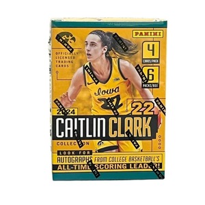 Obtenga la Mejor Oferta en la Caja Blaster de Baloncesto de la Colección Caitlin-Clark de Panini 2024 para Compras al por Mayor - Product Image 1