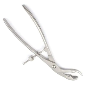 Rongeurs de hueso personalizadas, equipo de cirugía oral de 15cm, fórceps de sujeción de hueso de laboratorio médico, acero inoxidable alemán - Product Image 5