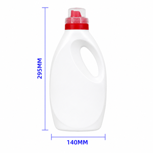 Botella de Plástico Reciclable de 1500 ml con Tapa de Rosca Ovalada Grande para Acondicionador, Uso Doméstico - Product Image 1
