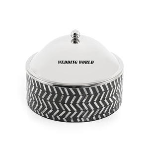 El último diseñador árabe, calentador de alimentos de Metal, forma redonda, mesa, cazuela hecha a mano, clásico, elegante, nuevo servidor de alimentos - Product Image 4