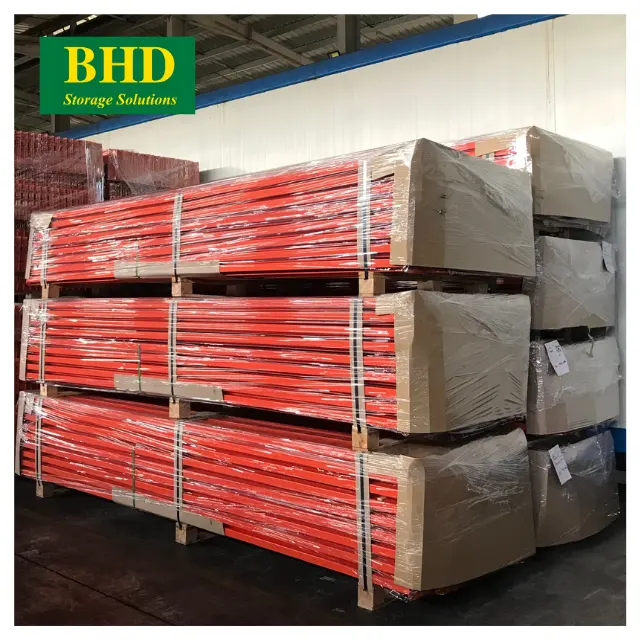 Optimal Pricing Beam Customized Length Durable Steel Pallet Racking For Warehouse Inventory Management Compatible With Forklifts