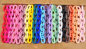 Chaîne décorative en résine de designer pour la décoration murale, chaîne décorative murale en résine époxy artisanale pour la décoration de la maison, faible coût - Product Image 6