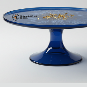 ขาตั้งเค้กเรซิ่นทำมือ ขาตั้งโชว์ขนมหวานทรงหรูหรา ขาตั้งเสิร์ฟทรงกลมสำหรับงานปาร์ตี้และงานอีเว้นท์ - Product Image 4