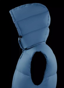 OEM personalizable de los hombres de invierno al por mayor de fábrica 100% de poliéster recubierto impermeable acolchado Puffer chaqueta de cuello alto - Product Image 2