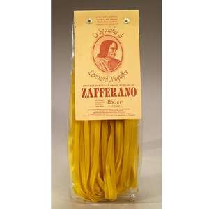 Linguine Little Tongues Zafferano Lorenzo Il Magnifico G.250X8 18120 Pasta Seca de Trigo Duro Sin Refinar, Bolsa de 0.25 kg - Product Image 1