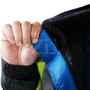 Vêtements de travail de sécurité haute visibilité pour hommes, réfléchissants, norme ANSI Classe 1, EN ISO 20471 Classe 2, avec logo personnalisé LED Flash, OEM, en coton - Product Image 4