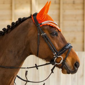 Stanford anatomique cheval cuir bride nouvelle couleur noire PVC matériel anatomique snaffle bride - Product Image 3