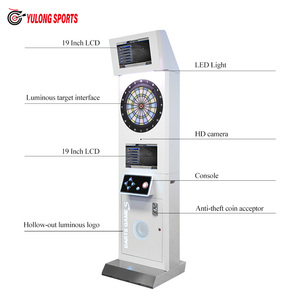 Máquina de Dardos Electrónica Comercial Rosa Personalizable de Metal que Funciona con Monedas, en Inglés, para Uso en Interiores, Modelo Phoenix, en Venta - Product Image 2