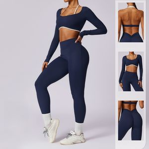 Conjunto de Yoga de Secado Rápido para Mujer, Transpirable, Traje Deportivo para Gimnasio, Sujetador Deportivo Informal y Leggings - Product Image 5
