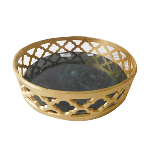 Cuenco de madera de flores de Metal caliente y atractivo para la decoración de la cocina y la mesa de comedor Cuenco de frutas decorativo Cuenco para servir ensaladas - Product Image 2