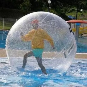 ลูกบอลน้ำเป่าลม PVC โปร่งใส, ไฟ LED ลูกบอลลอยน้ำกลางแจ้งไฟสระว่ายน้ำไฟ LED ลูกบอลน้ำเพื่อความสนุกสนาน - Product Image 4