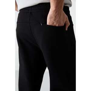 Pantalon de survêtement pour homme Carlo, noir, en molleton 100% polyester, style 84942 - Product Image 3