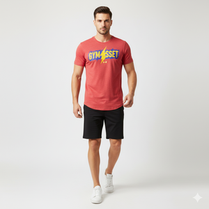 Camiseta Moderna de Cuello Redondo para Hombre, Tela de Algodón Suave, Informal de Verano, para Gimnasio, Fitness, Ropa Deportiva, Venta Caliente, Impresión Personalizada OEM - Product Image 4