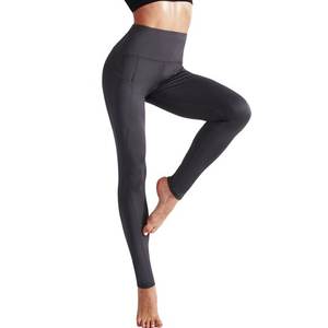 Lot de 5 leggings super doux grande taille pour femme, contrôle du ventre taille haute sans voir à travers les pantalons de course de yoga d'entraînement Leggings - Product Image 5