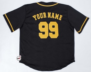 Fabricante al por mayor bordado juvenil cosido cuello en V Ángeles frente trasero bordado hombres liso béisbol Jersey uniforme camisas - Product Image 3