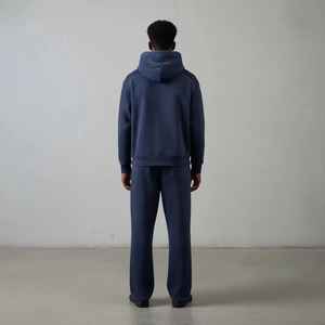 Chándal Informal Unisex XL Personalizado OEM, 100% Algodón Felpa Lavada, Corte Regular, Sudadera con Logotipo Bordado Personalizado, Talla Grande - Product Image 2