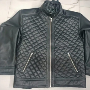 Chaqueta de Cuero Genuino para Hombre, Chaqueta de Motociclista |   Proveedor Mayorista de Ropa Exterior de Moda Premium |   Fábrica Personalizada OEM ODM - Product Image 6