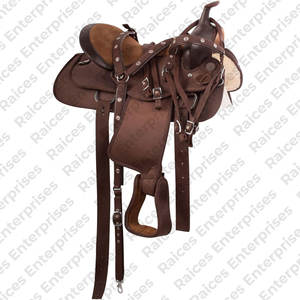 Meilleure vente 100% cuir véritable Style occidental saut cheval selle haute qualité tout usage selle anglaise - Product Image 1