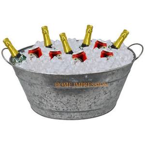 Seau à glace de table en matériau galvanisé admirable Vente en gros Hôtels Bar Ware Seau à glace à vin Grande bouteille de vin de qualité supérieure - Product Image 1
