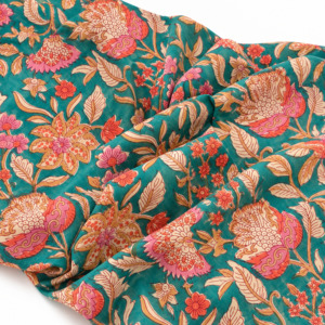 ผ้าฝ้ายวอยล์พิมพ์ลายดอกไม้ น้ำหนักเบา ทอจากเส้นด้ายคอมบ์ 60S60S ของ Pinksa Fashion สำหรับทำเครื่องประดับเด็กผู้หญิง 90 ชิ้น - Product Image 4