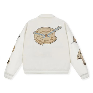 Chaquetas de Invierno Personalizadas de Primera Calidad para Hombre, Chaqueta de Béisbol Universitaria Informal con Bordado para Hombre - Product Image 4