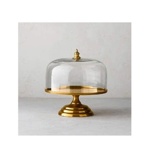 Elegante soporte de aluminio para pasteles con acabado negro para pasteles y postres en ocasiones formales - Product Image 4