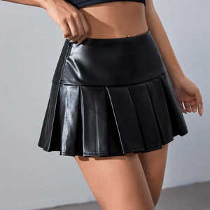 Nouvelles jupes en cuir décontractées pour femmes, design personnalisé, couleur et taille personnalisées, respirantes, de haute qualité, en vente - Product Image 6