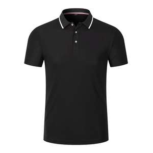 Nouveau polo pour hommes de Style professionnel pour l'été à la mode à manches courtes hauts Logo personnalisé motif imprimé ODM vêtements en tissu - Product Image 4