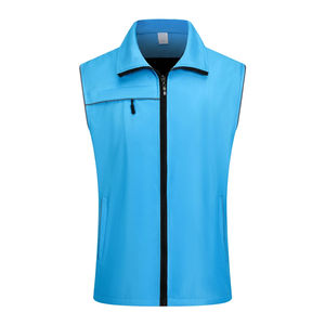 Talla personalizada, chalecos de pesca con cremallera de otoño, abrigos sueltos de ocio para hombre, Tops exteriores finos, chaquetas para hombre, chaleco para hombre, chaleco de talla grande - Product Image 2