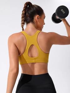 Venta al por mayor personalizado ligero alto para impacto Sujetador deportivo para las mujeres Patchwork gimnasio Fitness Yoga sujetador de talla grande precio barato - Product Image 4