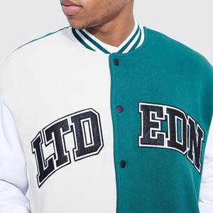 Chaqueta Universitaria Personalizada con Logotipo, Mangas de Cuero, Bordado, para Parejas, Béisbol Universitario, Chaqueta Universitaria para Hombre, Chaqueta Universitaria con Letras - Product Image 5