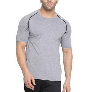 <b>Men</b> Slim Fit Lightweight Performance T-Shirt Knitted Fabric Quick Dry Breathable Sports & Gym Activewear - Product Image 1