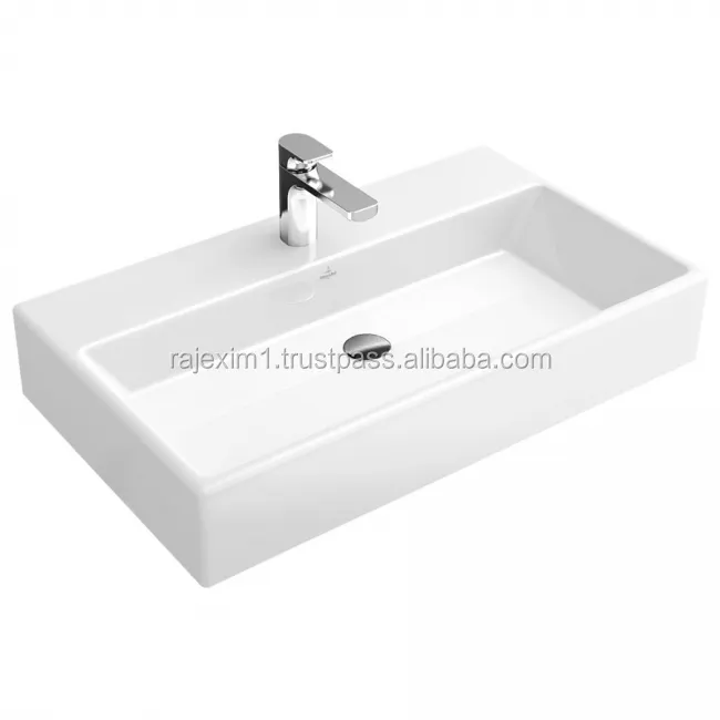 Venta caliente lavabo Con pedestal de cerámica de una pieza inodoros sanitarios de buena calidad artículos sanitarios