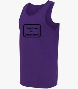 Custom Logo Wholesale Men's Tanks Multipack 100% Cotton Pull on Closure <b>Machine</b> Wash Super Comfortable Tank Top for Men - Product Image 1