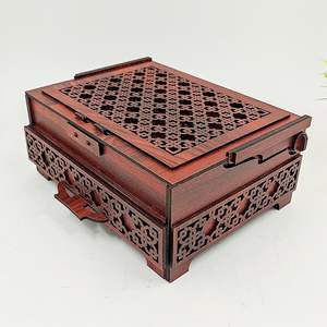 Natural Finish Customized <b>Wooden</b> Jewelry <b>Box</b> with Decorative Metal Fittings for <b>Small</b> Large Jewelry Pieces at Wholesale Price - Product Image 6