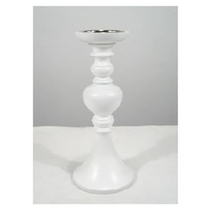 Portavelas de pilar de madera con acabado rústico de lavado blanco para mesa decorativa hogar sala de estar Uso de fiesta - Product Image 6